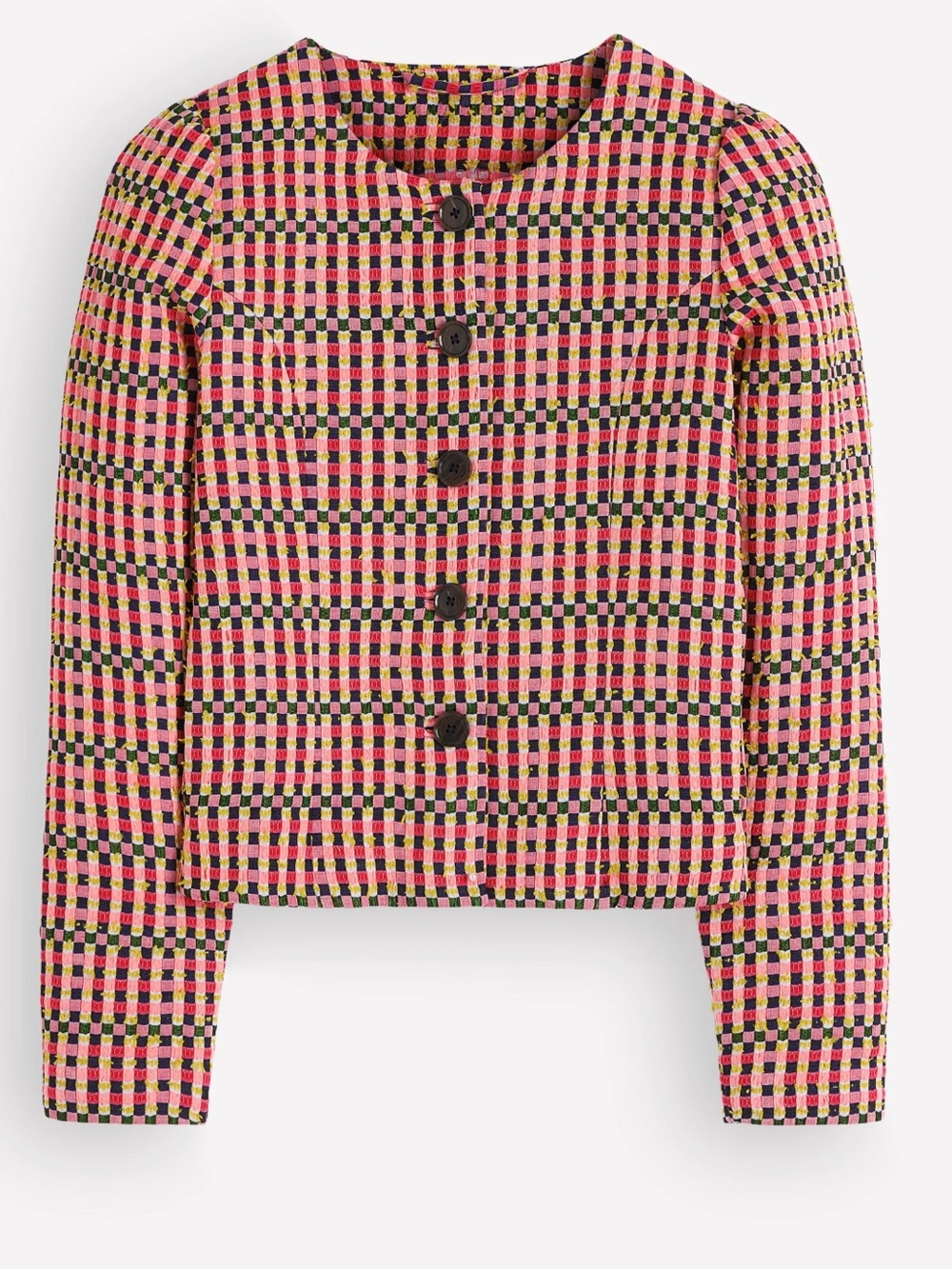 BODEN SALISBURY PUFF SLEEVE JACKET MULTI - 2R - Picture 3 of 10
